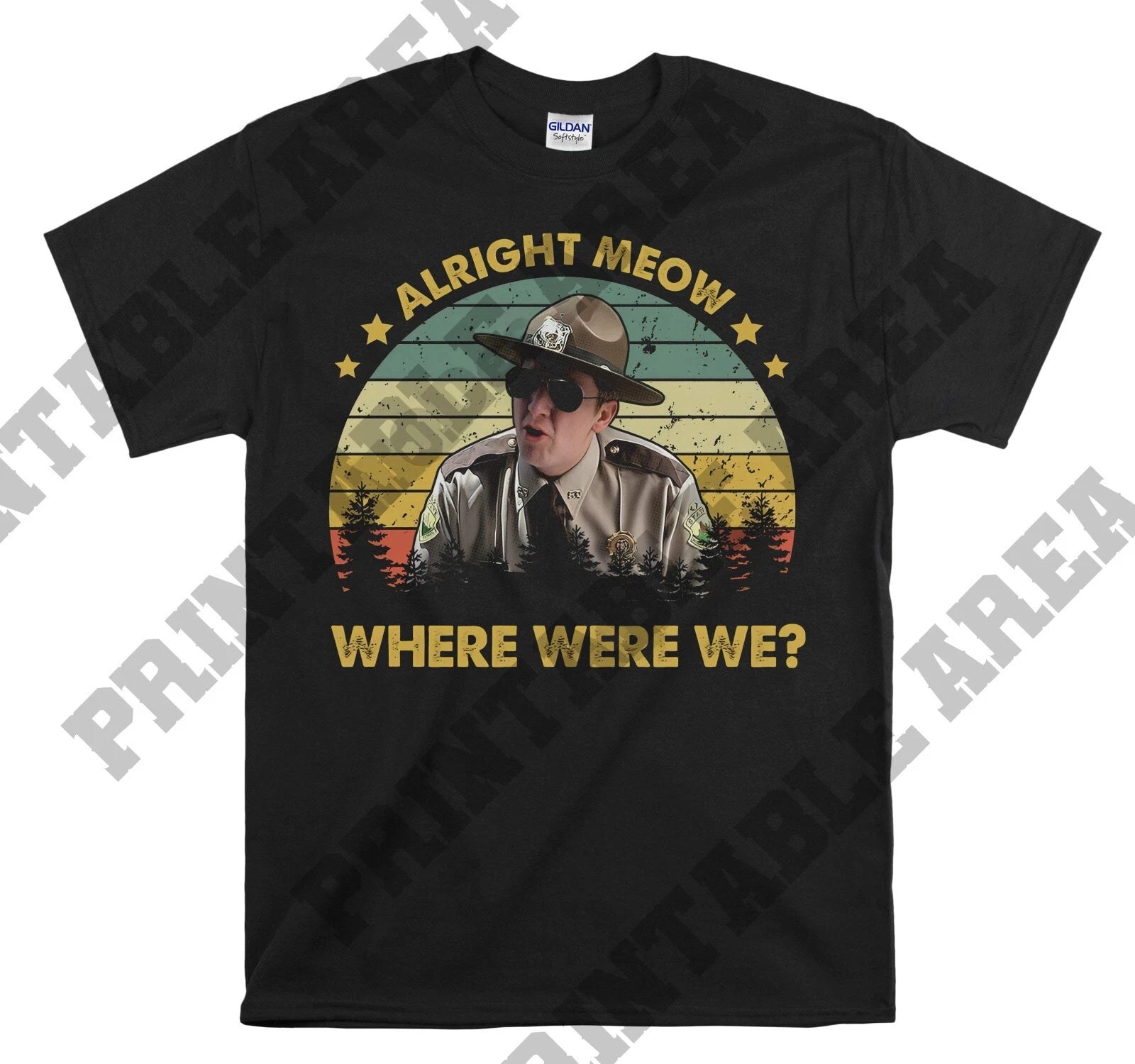 Super Troopers Paul Soter Alright Movie Hoodie Tshirt Men Women Unisex MO447