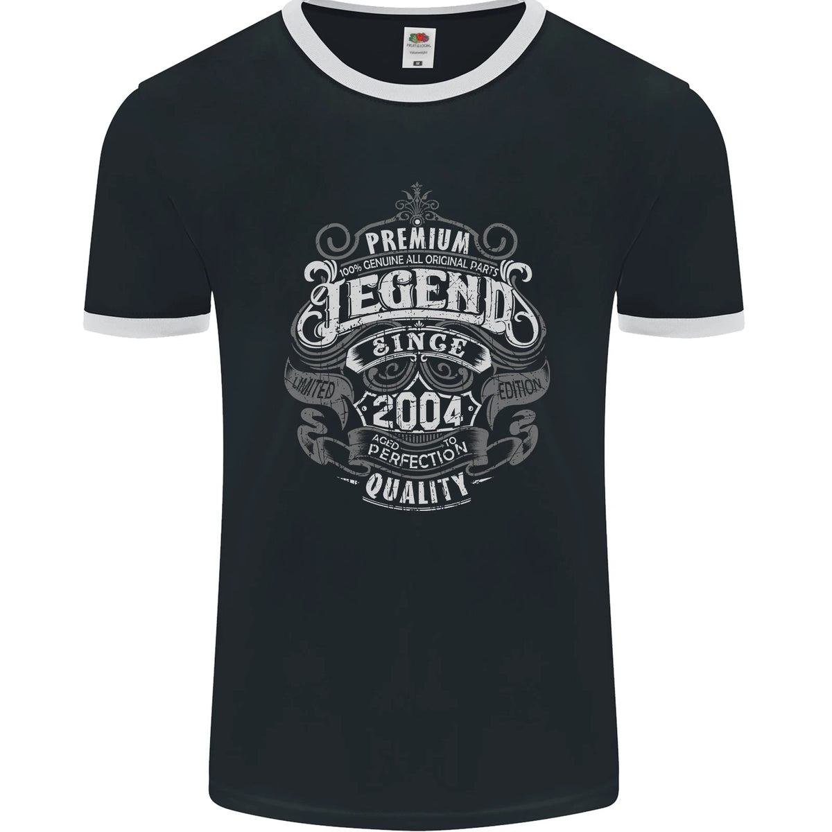 Premium Legend 22nd Birthday 2004 Mens Ringer T-Shirt FotL