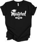 Mastered It Graduation Gift for Master's Degree Achievement Celebrate T-shirt