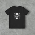 Gothic Skull Shirt Dark Punk Horror Aesthetic Graphic Tee
