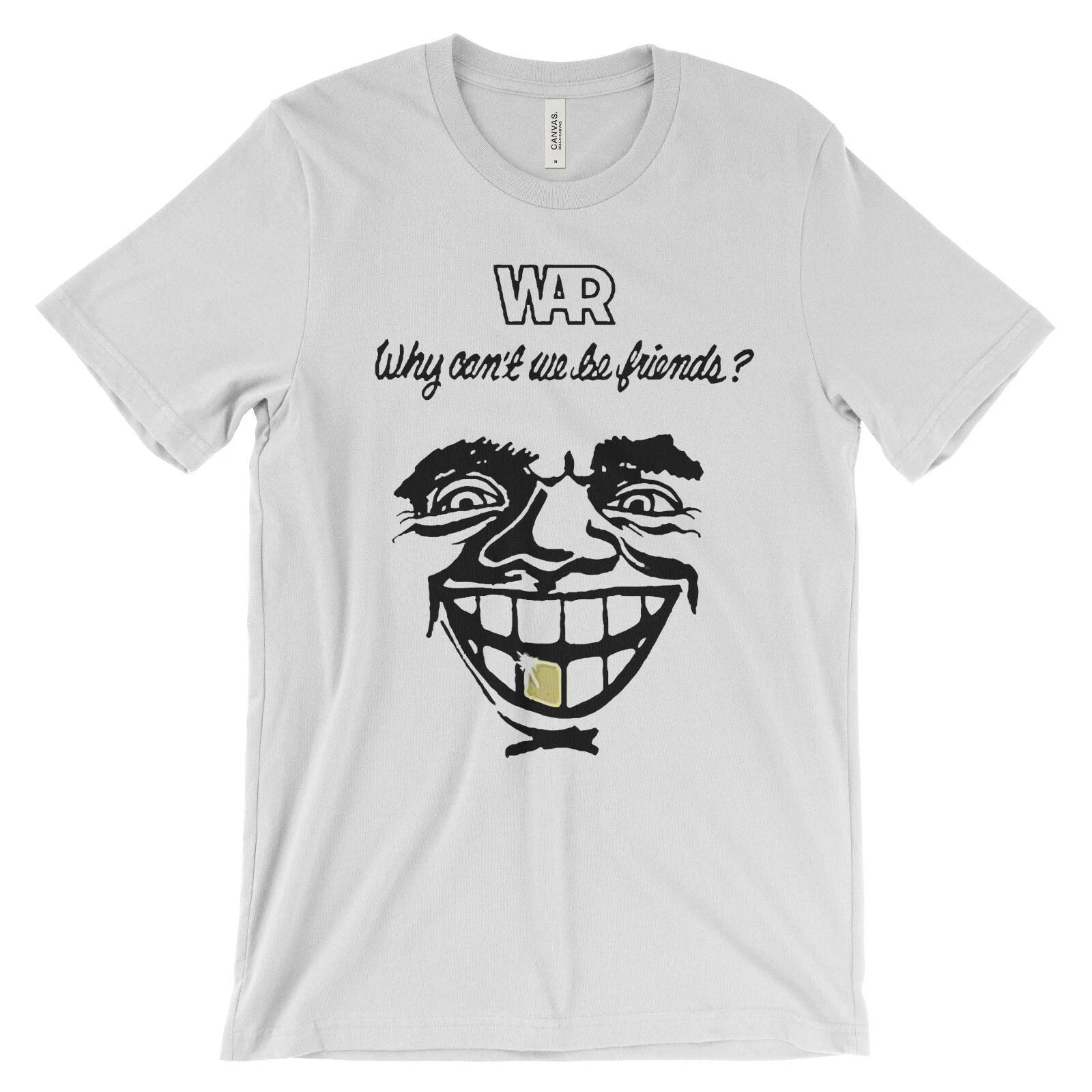 War T Shirt Funk Band Why Can't We Be Friends? Lowrider All Day Music Cisco Kid