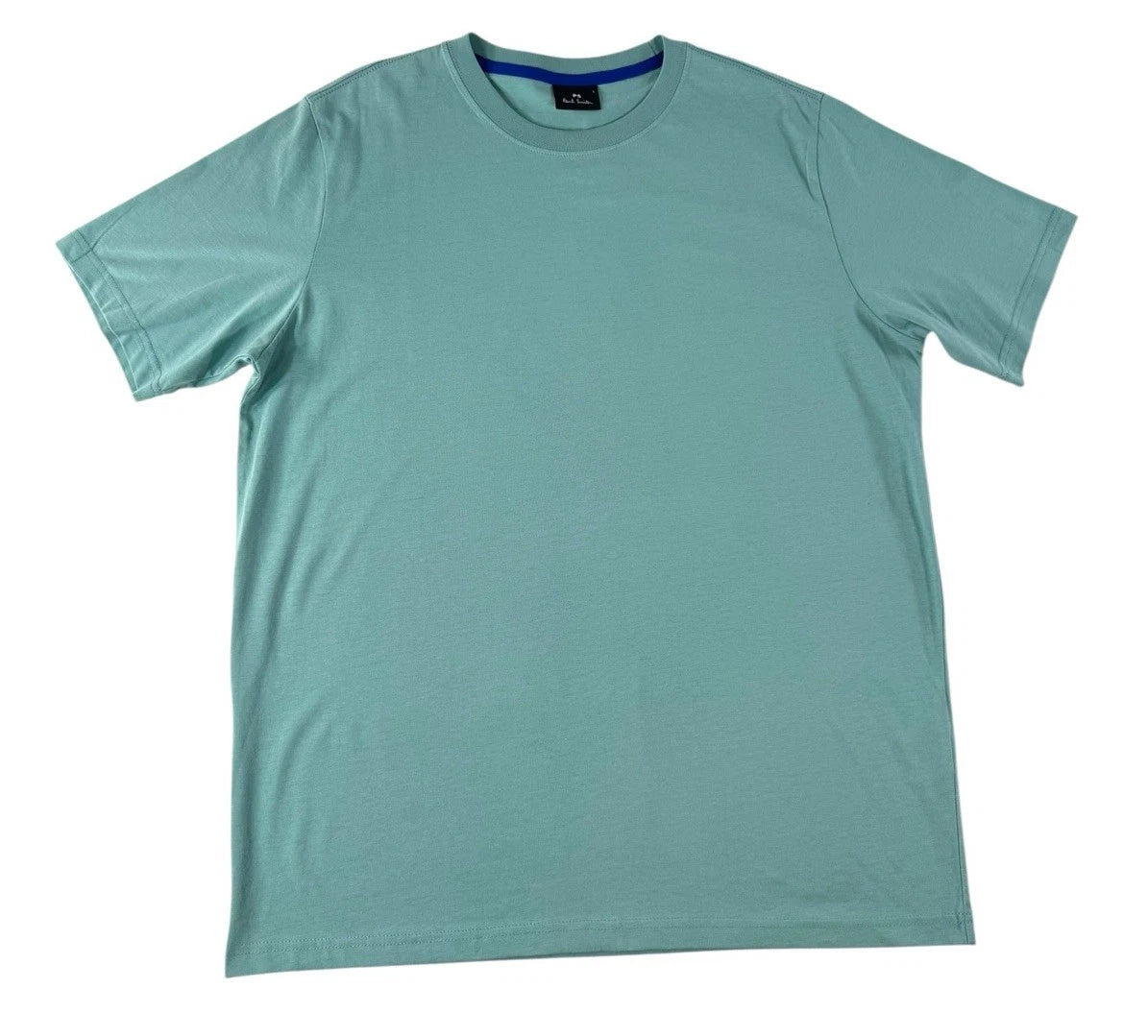 PAUL SMITH Large Green T Shirt Short Sleeved 100% Cotton Men's New