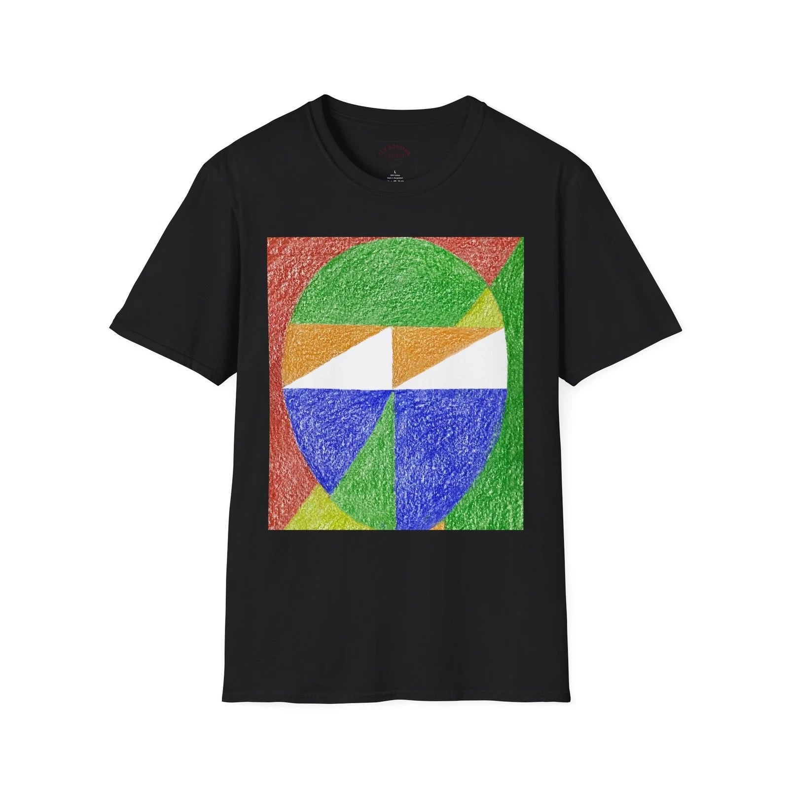 Black T-shirt | Abstract Art Shirt | Modern Design Tee | Wearable Art Tee