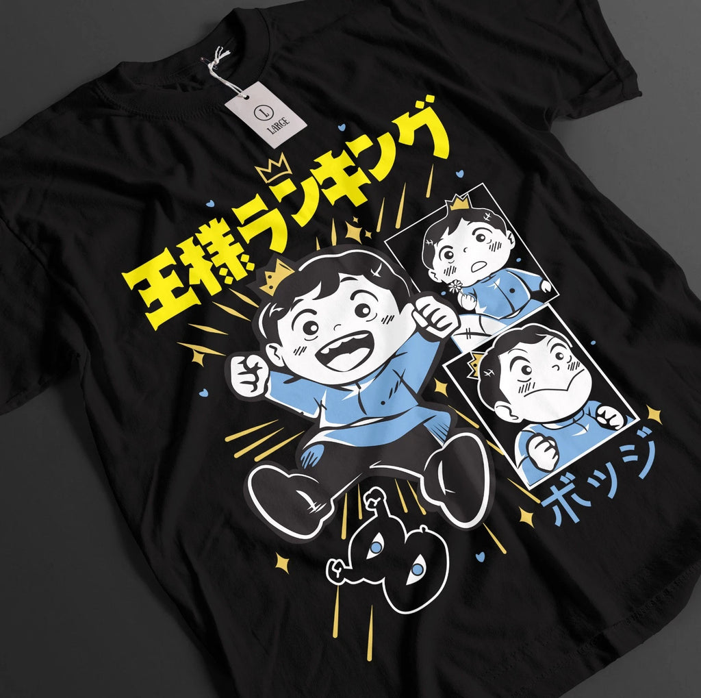 Ranking Of Kings Shirt Bojji Tshirt Kage T-Shirt Daida Top Hiling King Anime Tee