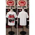 Y2K Ecko Unltd Rhino Graphic T Shirt White Streetwear Medium
