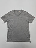 Levi's Men's Size M Regular Cotton Jersey V-Neck T-Shirt in Heather Gray