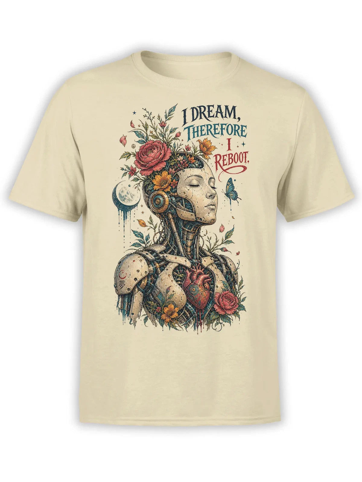 Botanical Reboot Robot T-Shirt | Unisex