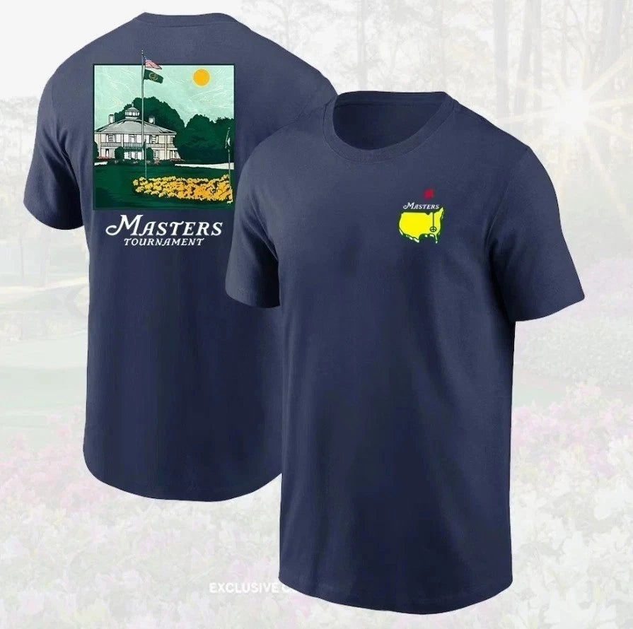 2026 Masters Tournament Augusta National Golf Club Navy T-Shirt S-5XL