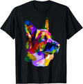 German Shepherd Pop Art Portrait for Dog Owners Gift Unisex T-Shirt