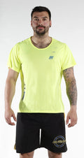 Fitwise Men's Short Sleeve T-Shirts Summer Tops Training Gym Casual Wear Yellow