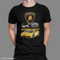 Retro Lamborghini Black bull Car T-shirt, classic car, Dads gift, old school