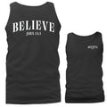 Believe John 14:1 Christian Bible Verse Faith Scripture Tank Top
