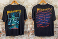 Megadeth Rust In Peace 1990 Vic Rattlehead T-Shirt Vintage Thrash Metal Tee