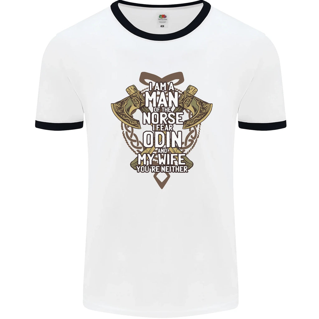 Funny Viking Wife Quote Wedding Anniversary Mens Ringer T-Shirt