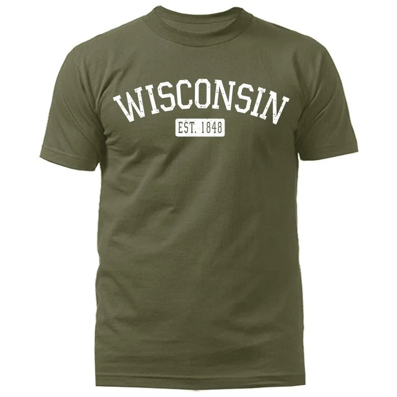 State of Wisconsin WI Graphic T-shirt