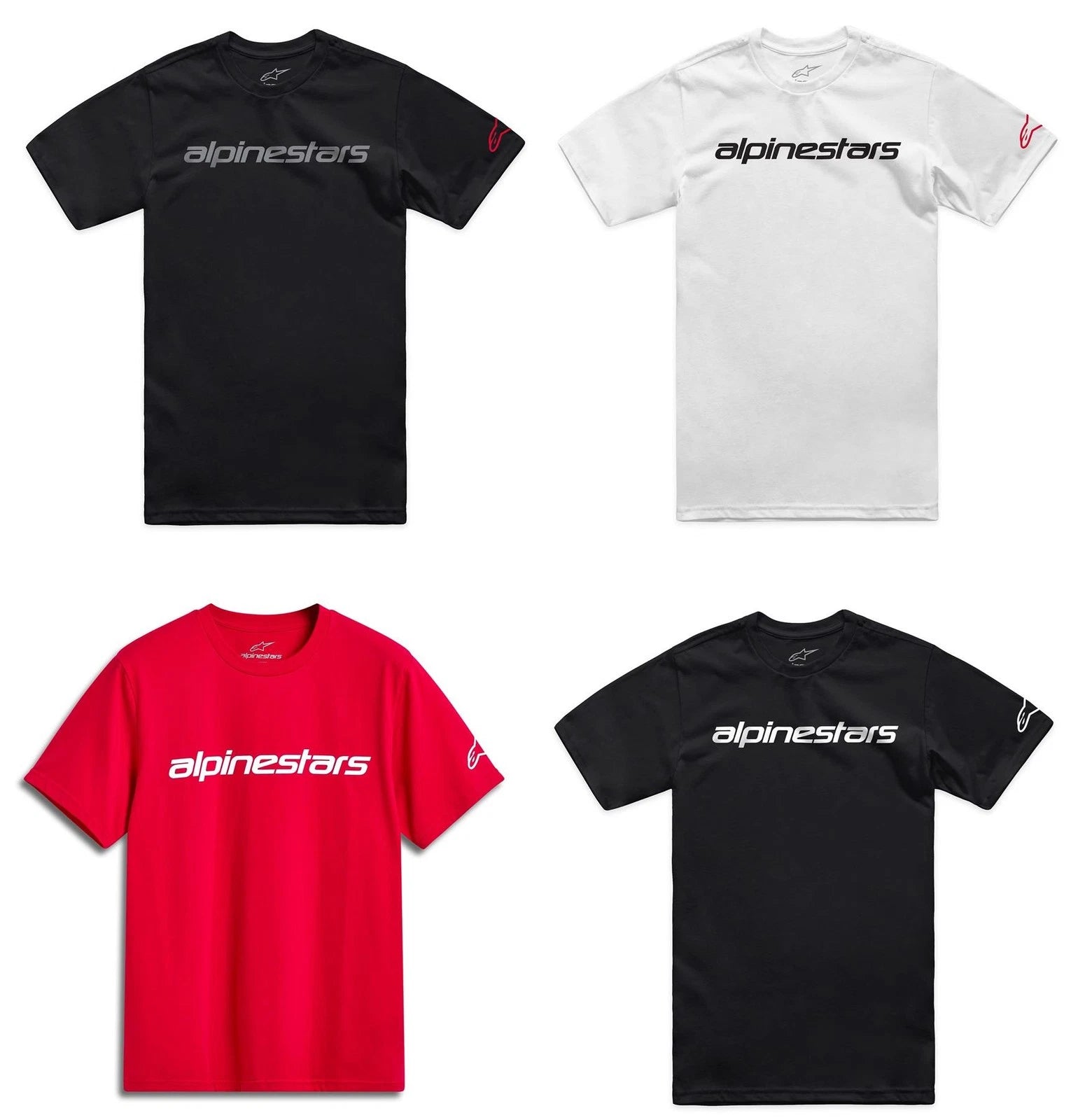 Alpinestars Linear Wordmark 2.0 CSF Motorcycle Tee Regular Fit T-Shirt