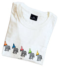 PAUL SMITH 100% ORGANIC COTTON ZEBRA PRINT WHITE T-SHIRT / TOP BNWT SZ-XL RARE