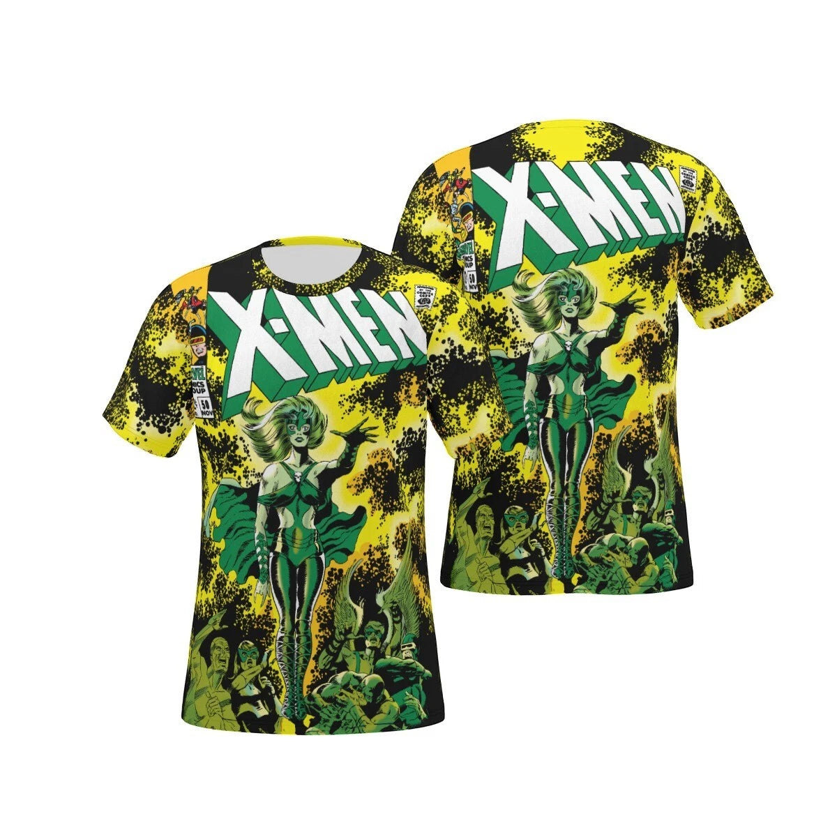 XMEN 50 POLARIS STERANKO ART ALL OVER PRINT SHIRT all sizes