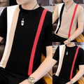 Korean Style Shirt Men Slim Fit Tee Casual Wear Korean Style Short Sleeve