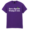 Mens Eat a Sprout Trump it out Christmas Tshirt • Mens Unisex T Shirt