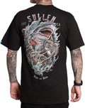 SULLEN CLOTHING SHARK BATTLE TATTOO ART STANDARD T-SHIRT