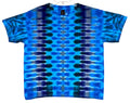 Tie Dye Shirt | Blue DNA Honeycomb | Handmade | Unisex | Tall | Women's
