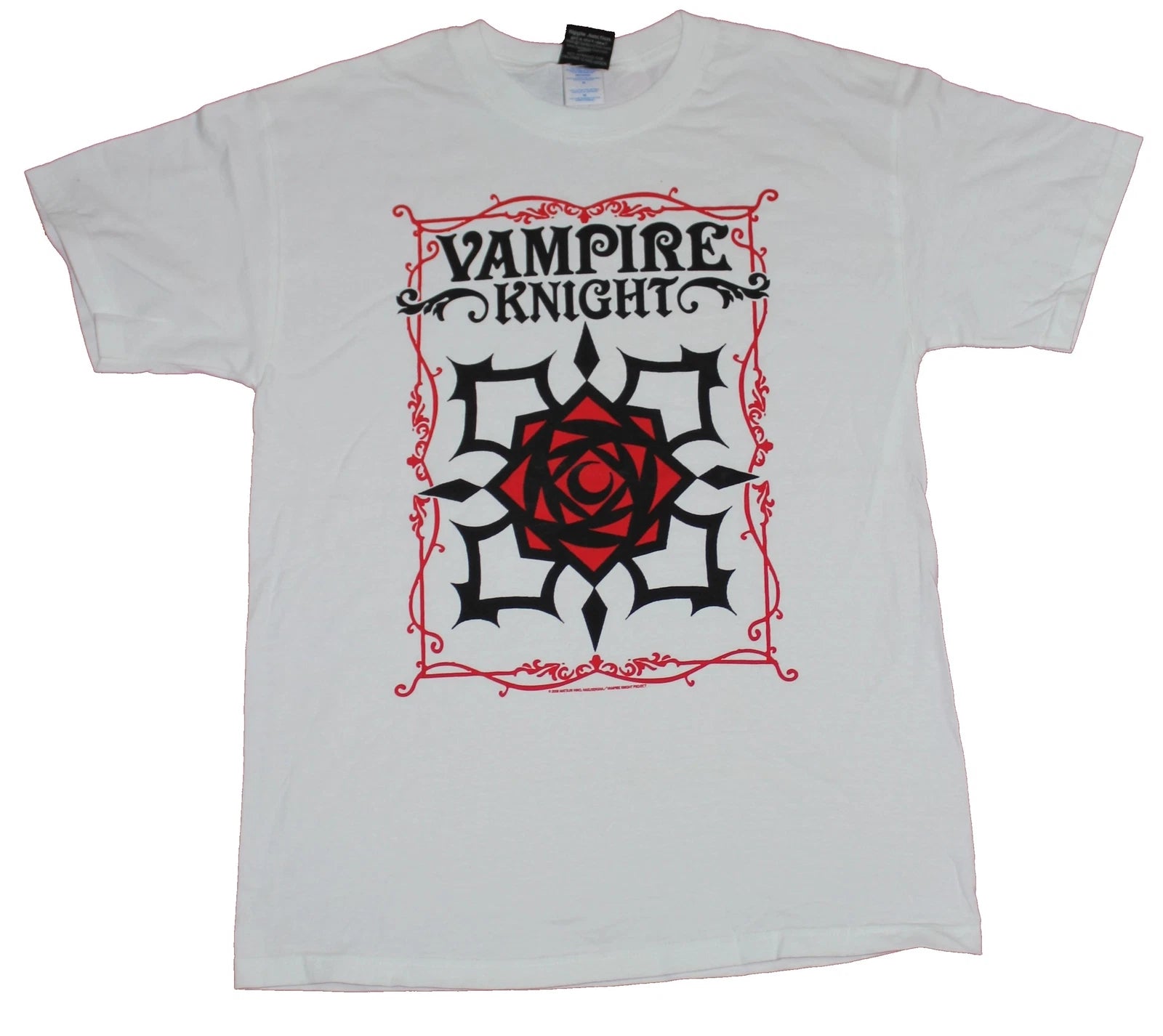 Vampire Knight Adult New T-Shirt  - Stylized Flower Logo Pic