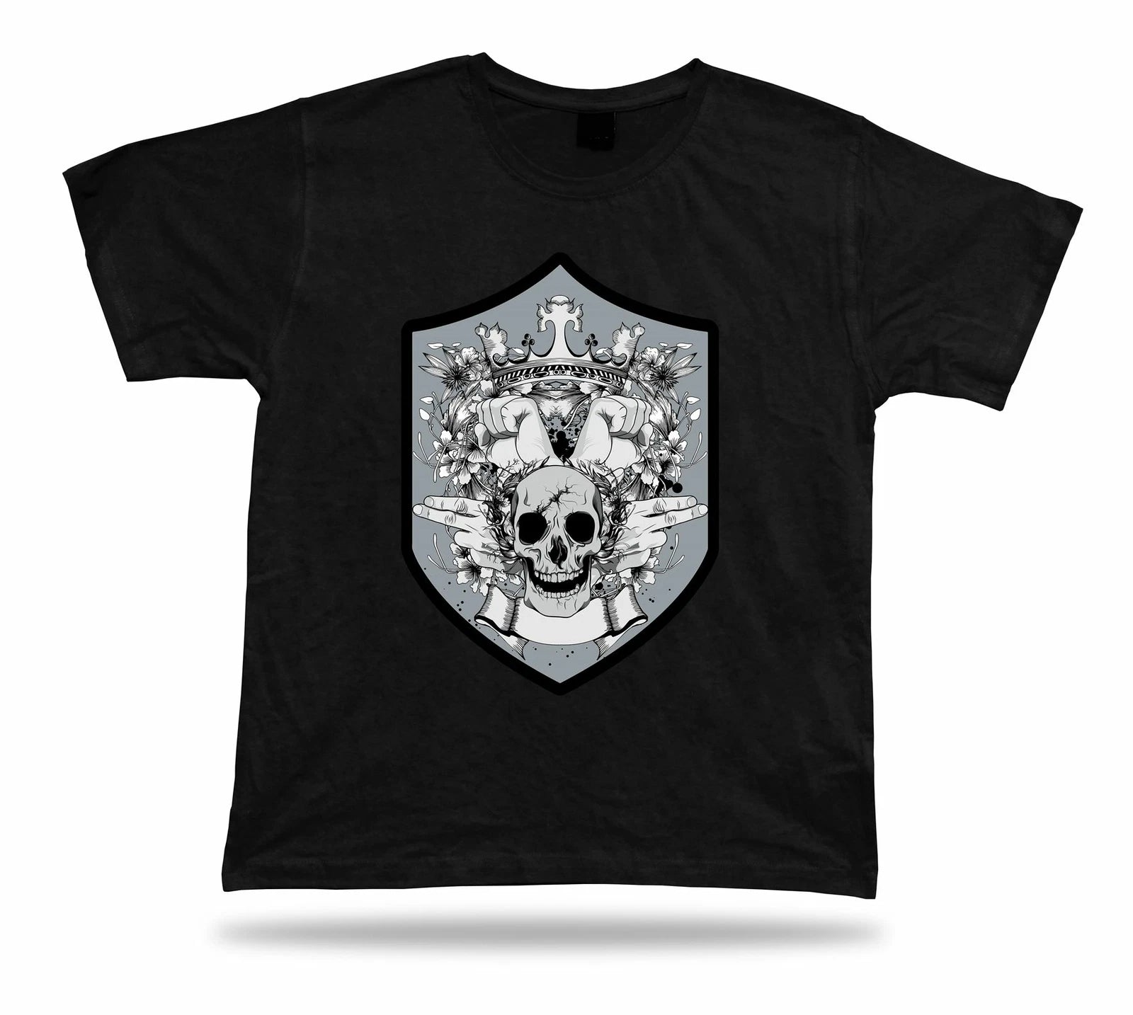 Vintage black and white Skeleton modern cool stylish awesome design tshirt tee