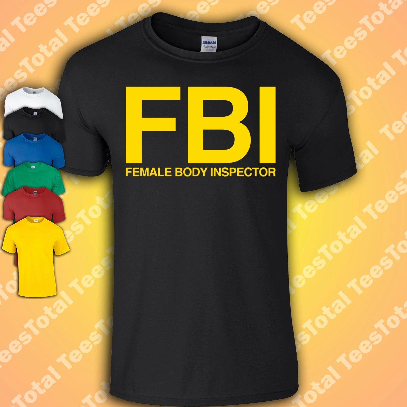 FBI Female Body Inspector T-Shirt | Funny Dad Joke Rude | Cobra Kai Fathers Day