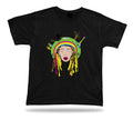 Raggae Girl Peace Nature Music stylish modern t shirt design awesome cool idea