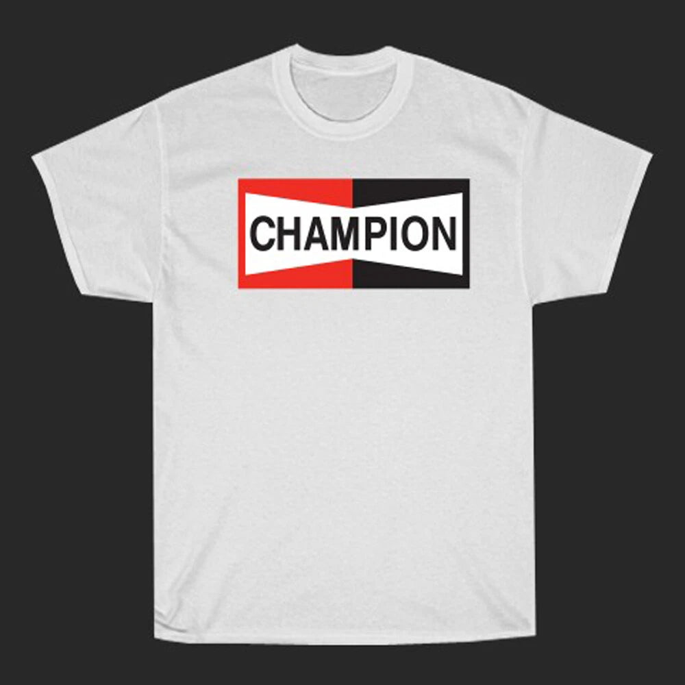 Champion Spark Plug Automotive Men's White Size S to 5XL
