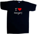 I Love Heart Hungary V-Neck T-Shirt
