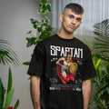 Ultra-Soft Comfort Men's Oversized Casual  Tee with Bold Graphic Text Print