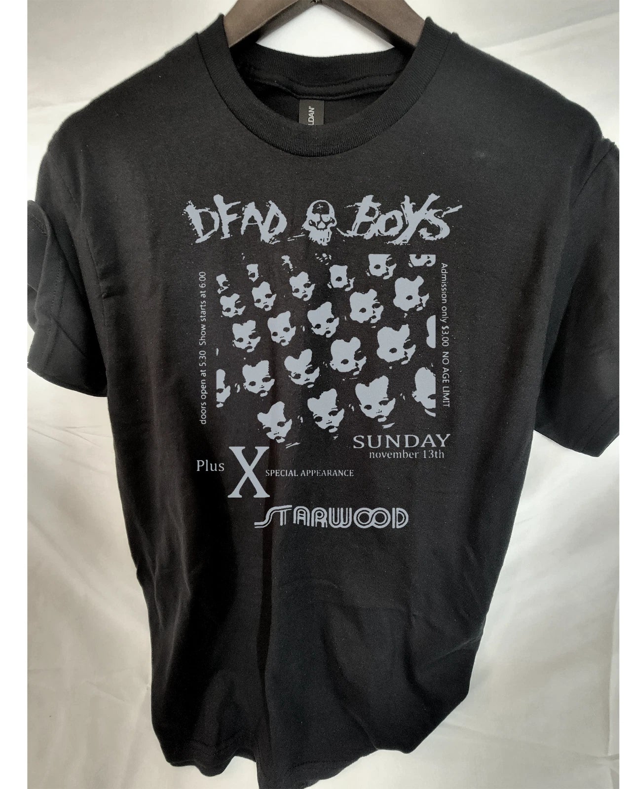 Dead Boys   band gig flyer art  T shirt punk