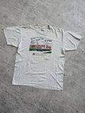Vintage 80-90s Retro Tee Jerzees USA Screenart Big Car King Size XL