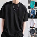 Men's Oversized Tee Holiday Party Round Neckline 96%Polyester+4%Spandex