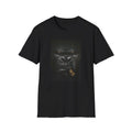 Smoking Gorilla Unisex Softstyle T-Shirt - Unique Graphic Tee, Cool Animal Print