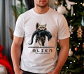 ALIEN The Short Version Meme T-Shirt - Funny Sci Fi Surreal Cosmic Cat Tee Gift