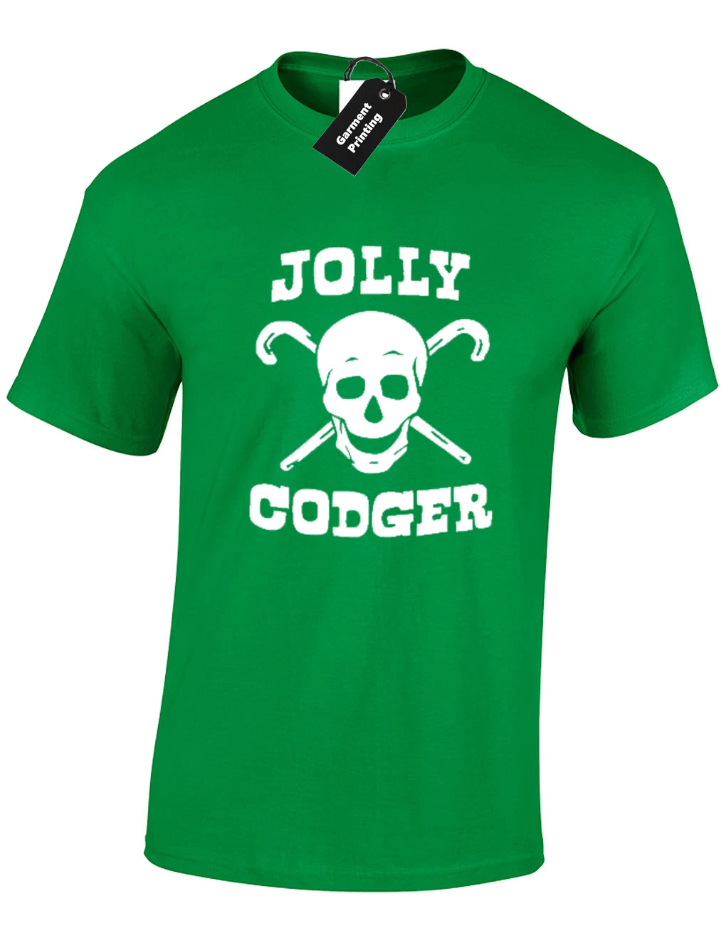 JOLLY CODGER MENS T SHIRT FUNNY JOKE DESIGN GIFT TOP PRESENT FOR DAD HUSBAND