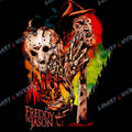 Freddy vs Jason T-Shirt | Horror Tee | Friday the 13th Nightmare on Elm Street