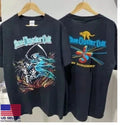 Blue Oyster Cult Shirt Blue Oyster Cult Tour 2 Side Black Unisex T-shirt