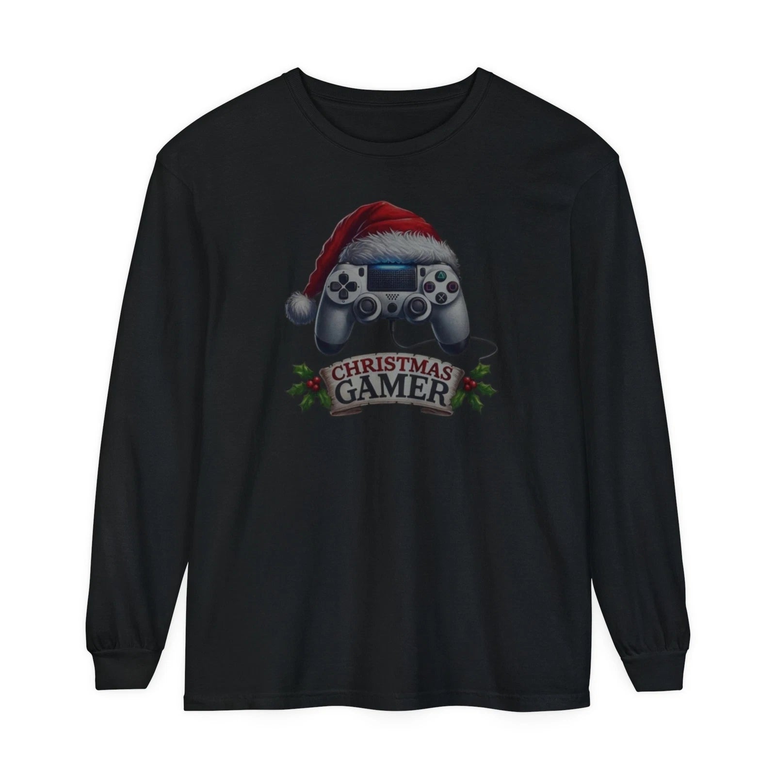 Unisex Garment-dyed Long Sleeve T-Shirt