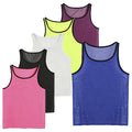 Mens Clubwear Mesh T-shirt Fashion Tank Top Showing Slim Top Sleeveless Vest