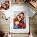 Custom Face Photo Printing Short Sleeve T-Shirt Graphic Shirt Gift