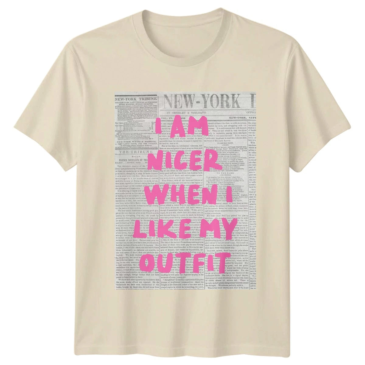 I Am Nicer When I Womens T-Shirt Trendy Fashion Birthday Gift For Her