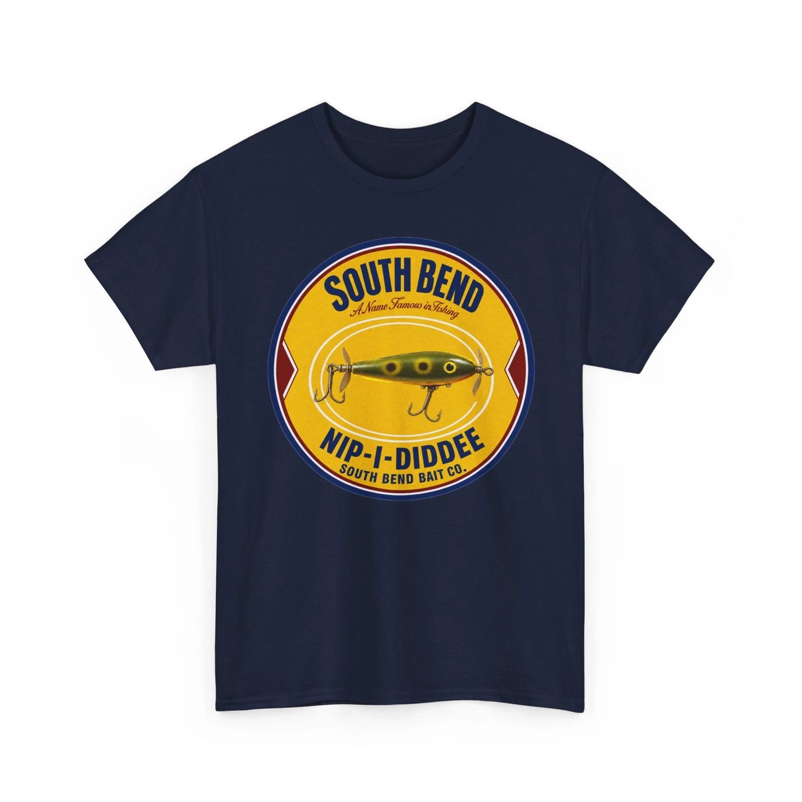 South Bend Nip-i-Diddee Frog Spot Vintage Fishing Tackle Lure Collector T-Shirt