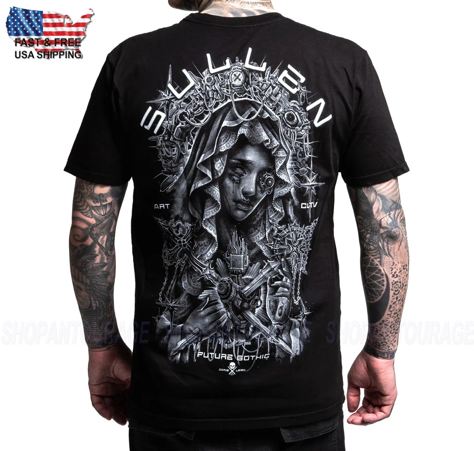 Sullen Art Collective Jamie Leigh Premium SCM7801 Short Sleeve T-shirt For Men