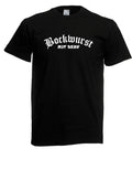 Mens T-Shirt Bockwurst-with-Mustard Size up to 5XL