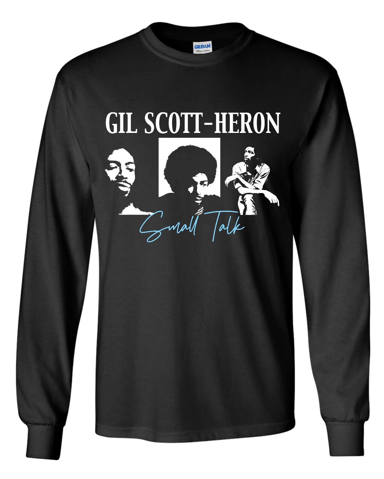 Gil Scott-Heron Long Sleeve T-Shirt - Brian Jackson Winter In America Small Talk