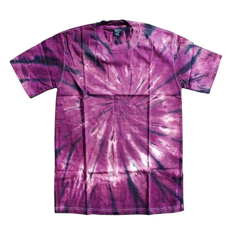 Purple Tie-dye Unique T-shirt Trendy Artistic Vibrant Colors